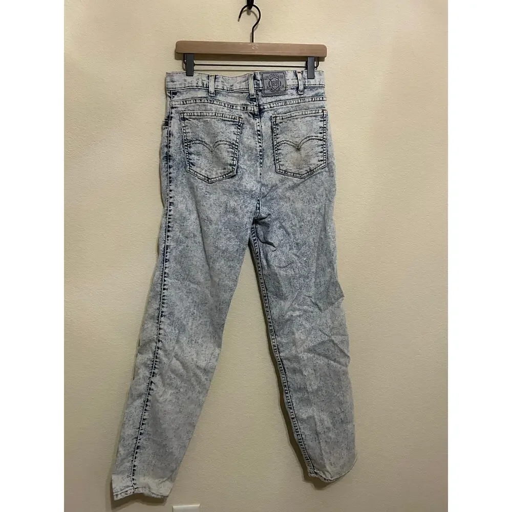 Vintage Levi's Silvertab Acid Washed Jeans Mens Size 32x32 Baggy Made in USA
